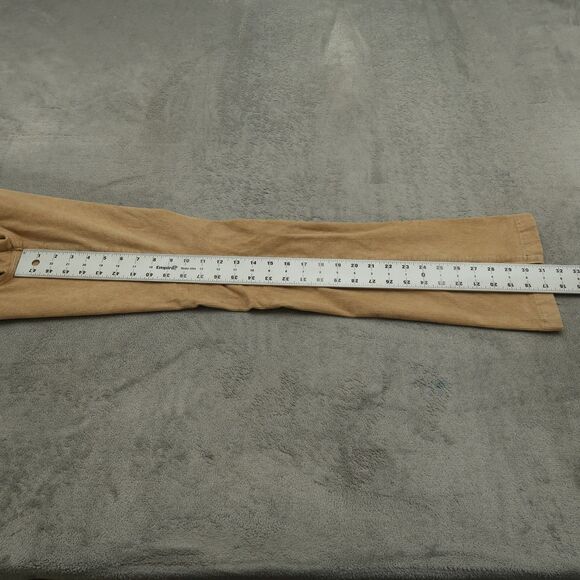 American Eagle Jeans Women's Size 2R Tan High-Rise Corduroy Kick Boot 31" Inseam - Picture 16 of 16